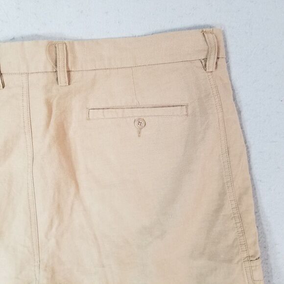 Boca classics cargo shorts men's 44x10 brown Linen blend outdoor - Picture 8 of 11